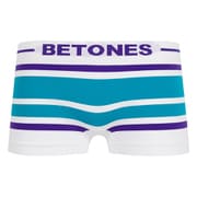 ボクサーパンツ フリーサイズ AKER-B001L-36 BETONES Ladie's PURPLE×SKY GREEN