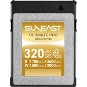 SUNEAST/pSLC/320GB/CFexpress/Type B/最大読込速度1700MB/s/最大書込速度1400MB/s/PCIe Gen3 X 2/Canon R5C/Canon R3 SE-CFXB320S1700