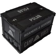 POLER FOLDING CONTAINER 5221C041-BLK BLACK [アウトドア コンテナボックス]