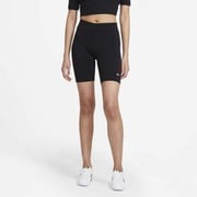 WsNSWエッセンシャルBKショートLBRタイツ CZ8527 BLACK/WHITE 010 Sサイズ [ランニングウェア タイツ レディース]