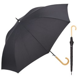長傘 ベーシックジャンプ木手 58cm ジャンプ式 8本骨 ブラック U158-0725BK1-B4