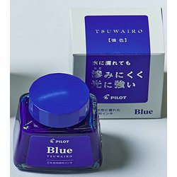 万年筆用 顔料インキ 強色（TSUWAIRO） 青 INK-30TW-L