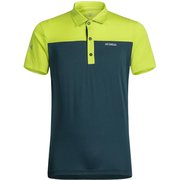 MTPN42X MASTER POLO 8647 M 20SS [ゴルフシャツ メンズ マスター ポロ Mサイズ スティールブルー/イエローグリーン]