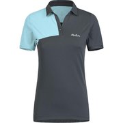 MTPO50W DELTA POLO WOMAN 9329 XS 19SS [ゴルフシャツ レディース デルタ ポロ ウーマン XSサイズ ディムグレー/アイスブルー]