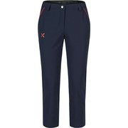 MPTO36WP FAIRWAY 3/4 PANTS WOMAN 8110 M 19SS [ゴルフパンツ レディース フェアウェイ 3/4 パンツ ウーマン Mサイズ ダークネイビー/レッド]