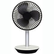 充電式卓上DC扇風機 バッテリー内蔵 ホワイト SKJ-TR15（WH）