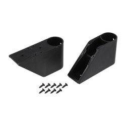KINOBO シェルフブラケット ブラック 2個入 AP-3022B