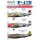 EAG32104 1/32 エアクラフト用デカール P-47 サンダーボルト バブルトップキャノピー Bubble Ds [プラモデル用品]