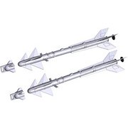 32019 1/32 ディティールアップパーツ ラファエルパイソン4/5 空対空ミサイル 2個入り [プラモデル用パーツ]