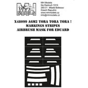 X48099 1/48 マスクシート 零戦21型 ｢トラ、トラ、トラ！｣ 機体ストライプ塗装マスクシール （エデュアルド用） [プラモデル用パーツ]