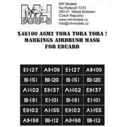 X48100 1/48 マスクシート 零戦21型 ｢トラ、トラ、トラ！｣ マーキング塗装マスクシール （エデュアルド用） [プラモデル用パーツ]
