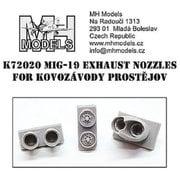 K72020 1/72 ディティールアップパーツ MiG-19 アフターバーナー （KPモデル用） [プラモデル用パーツ]