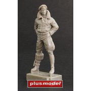 AL3006 1/32 ミリタリーフィギュア Fw190 パイロットフィギュア [組立式プラスチックモデル]