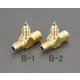 F1/4”×F1/4”×F1/4” ゲージアダプター EA421B-1