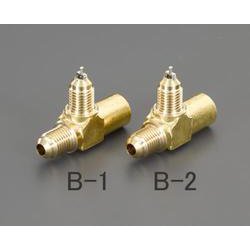 F1/4”×F1/4”×F1/4” ゲージアダプター EA421B-1