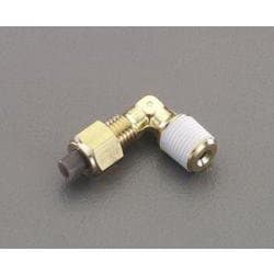 R 3/8”×12mm ユニオン（エルボ/黄銅製） EA425LB-123