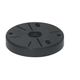 ポリ台 照明器具取付用プラスチック絶縁台 丸型 外寸φ139×20mm ブラック 1個 POW-135K