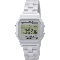 Classic Tile Collection（クラシック タイルコレクション） Classic Digital TIMEX 80 ホワイト メンズ レジンベルト 正規品 1年保証 TW2V20100