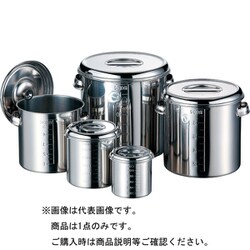 18-8 目盛付深型キッチンポット 16cm（手無） 007686004