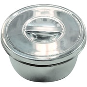 18-8 丸型調味料入 (ツマミ付)12cm 031452012