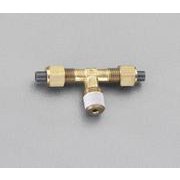 R 1/8”×6×6mm ユニオン(ティー/黄銅製) EA425LD-61
