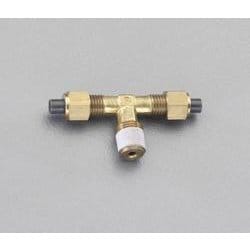 R 1/8”×8×8mm ユニオン（ティー/黄銅製） EA425LD-81