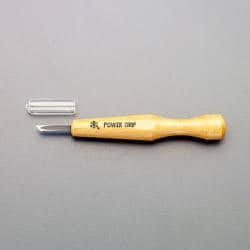 3.0mm 彫刻刀（キワ型/パワーグリップ） EA588NB-3