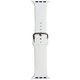 RWG028W [Apple watch 42/44/45ミリ用シリコンベルト 推奨手首回り14-19cm ホワイト]