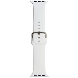 RWG028W [Apple watch 42/44/45ミリ用シリコンベルト 推奨手首回り14-19cm ホワイト]