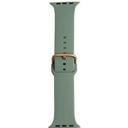 RWG027M [Apple watch 38/40/41ミリ用シリコンベルト 推奨手首回り13-18cm グリーン]