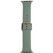 RWG027M [Apple watch 38/40/41ミリ用シリコンベルト 推奨手首回り13-18cm グリーン]