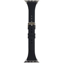 RWG029A [Apple watch 38/40/41ミリ用シリコンベルト 推奨手首回り13-18cm ブラック]