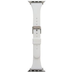 RWG029W [Apple watch 38/40/41ミリ用シリコンベルト 推奨手首回り13-18cm ホワイト]