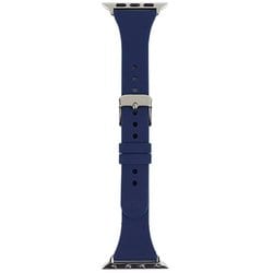 RWG030D [Apple watch 42/44/45ミリ用シリコンベルト 推奨手首回り14-19cm ネイビー]