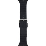 RWG031A [Apple watch 38/40/41ミリ用シリコンベルト 推奨手首回り13-18cm ブラック]
