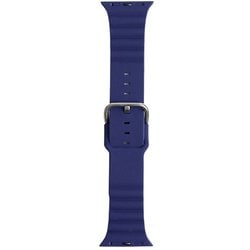 RWG031D [Apple watch 38/40/41ミリ用シリコンベルト 推奨手首回り13-18cm ネイビー]