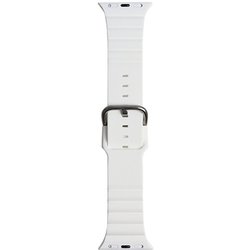 RWG032W [Apple watch 42/44/45ミリ用シリコンベルト 推奨手首回り14-19cm ホワイト]