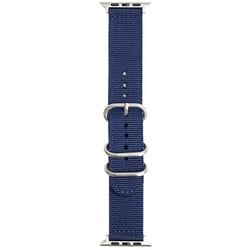 RWG033D [Apple watch 38/40/41ミリ用ナイロンベルト 推奨手首回り13-19cm ネイビー]