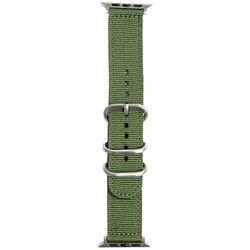 RWG033Q [Apple watch 38/40/41ミリ用ナイロンベルト 推奨手首回り13-19cm カーキ]