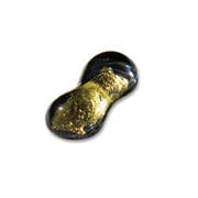 金箔入り箸置き 黒 GO-8BK