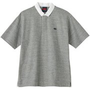 ショートスリーブ ソリッドカラー ラグビージャージ S/S SOLID COLOR RUGBY JERSEY RA30063 ミディアムグレー(MG) Mサイズ [アウトドア カットソー ユニセックス]