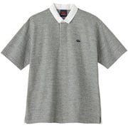 ショートスリーブ ソリッドカラー ラグビージャージ S/S SOLID COLOR RUGBY JERSEY RA30063 ミディアムグレー(MG) Lサイズ [アウトドア カットソー ユニセックス]