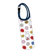 キャラクターグッズ DBM-918 ミッフィー miffy floral ペットボトルホルダー ホワイト