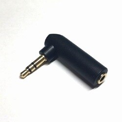 3.5mm 3極ステレオL型変換コネクタ ST35-MFLB