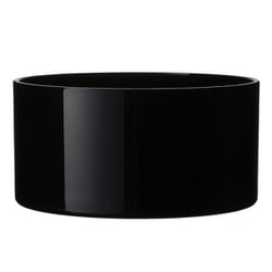ハンマーグラス ポリカーボネート シリンダー 花瓶 フラワーベース インテリア 口径20×高さ10cm ブラック 2300012BK