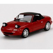 MGT00361-L 1/64 マツダ ミアータ MX-5 NA クラシックレッド ヘッドライトアップ/ソフトトップ 左ハンドル [ダイキャストミニカー]