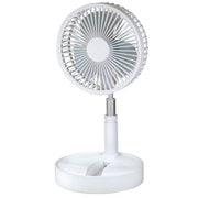 折り畳み扇風機 エアーテイク 充電式 NY-F101-LW