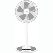 リビング扇風機 ACモーター搭載 タッチストップセンサー搭載 リモコン付き ホワイト YLR-BGT303-WH