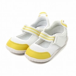 IFME息するソール上履きバレエタイプ キッズ 上履き スクールシューズ YELLOW 18.5cm SC-0003
