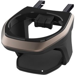 EB-217 [車内用品 EXEA（エクセア） ドリンクホルダー A/Cホルダーカラー：カッパーメタリック（コンビニコーヒー、太缶、細缶、600mlペットボトル（直径53～７3mm）までホールド可能）]